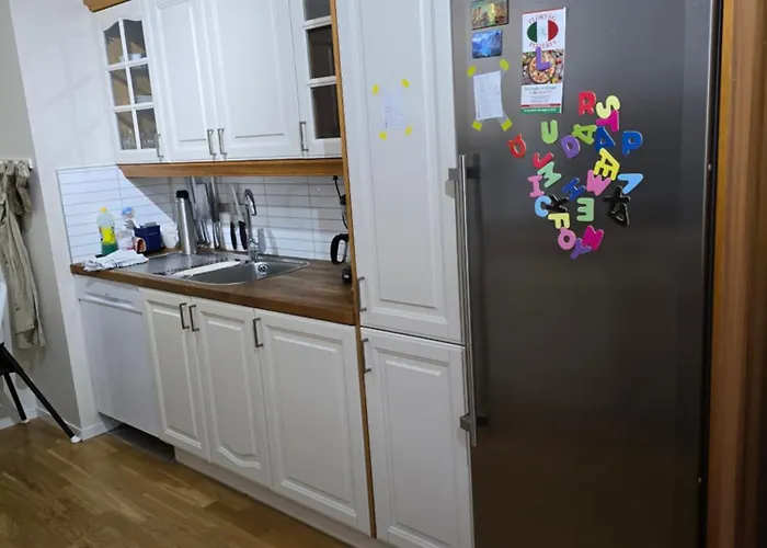 -flott Utsikt Mot Byen *